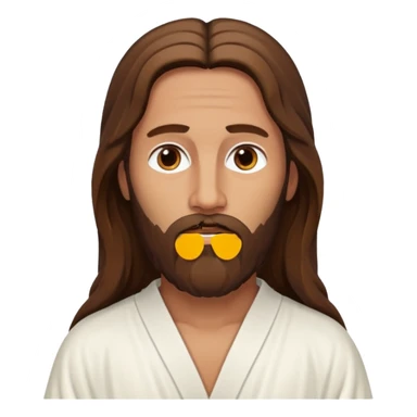 Running Jesus sticker