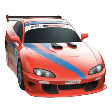 Street race car sticker