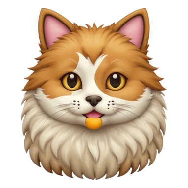 cat and dog one body sticker