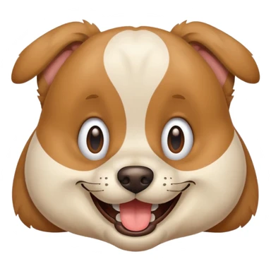 Dog with braces sticker