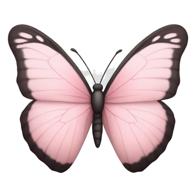 Light pink butterfly sticker