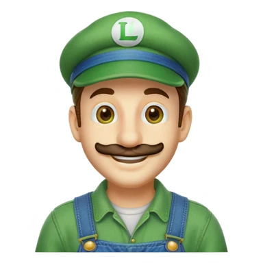 Luigi from Mario Bros sticker