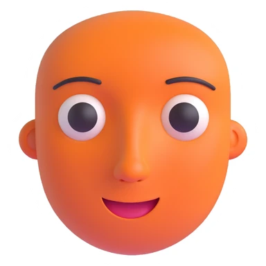 face without eyes, nose and mouth sticker