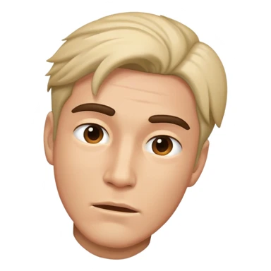 Guy crashing out  sticker