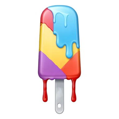 Popsicle: colorful sticker