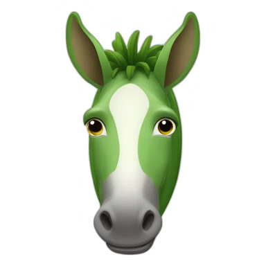 cucumber donkey sticker