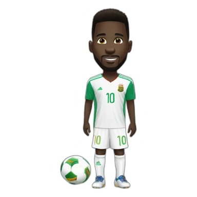 Messi au Sénégal sticker