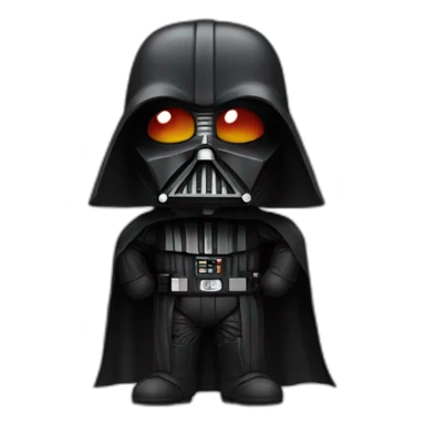 dark vador en canard sticker