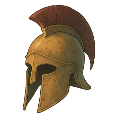 ghibli style spartan helmet sticker