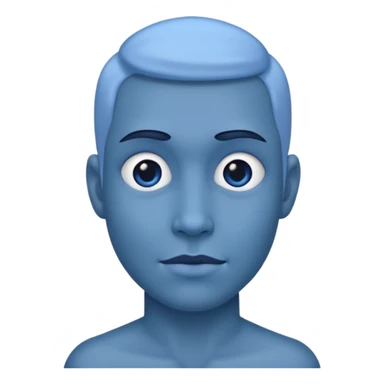 He was blue in color sticker