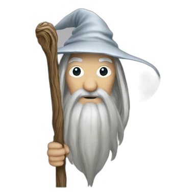 Gandalf staff sticker