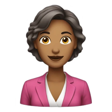 a women that´s successful with an online bussines sticker