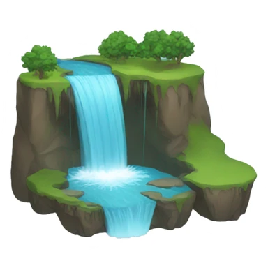 water falls sticker