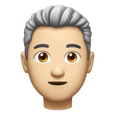 Criar personagem masculino japones com olhos bem puxados, e cabelo curto  sticker