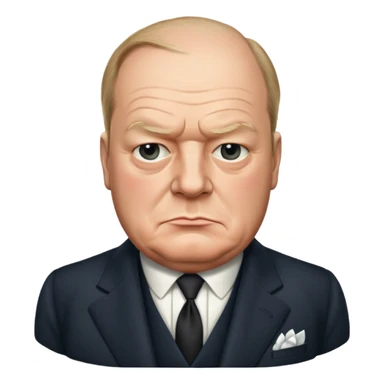 Winston Chruchill sticker