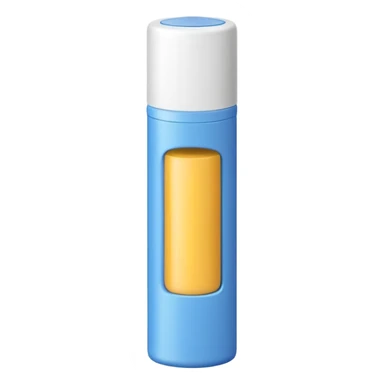 glue stick with cap off sticker