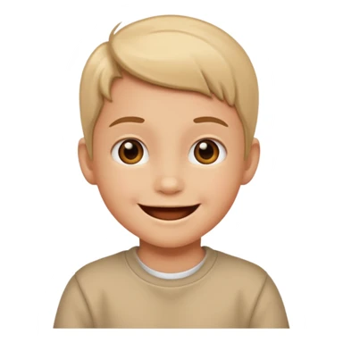 black image of a child sticker