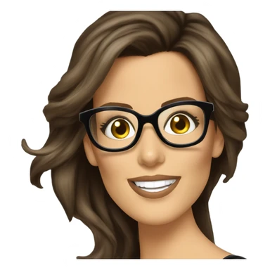 Kate Beckinsale, glasses, happy new year sticker
