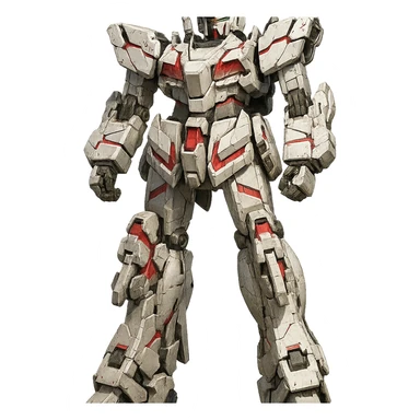 Full-height Gundam RX-0 Unicorn sticker