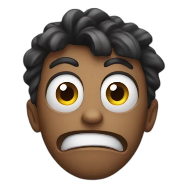 Fear Emoji sticker