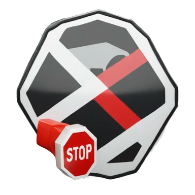 A stop sign that says "stop working Keith" sticker