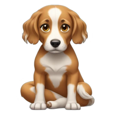 Indian woman with waivy hair in yoga puppy-dog position sticker