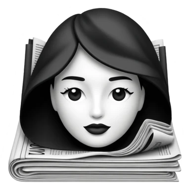 vogue newspaper sticker