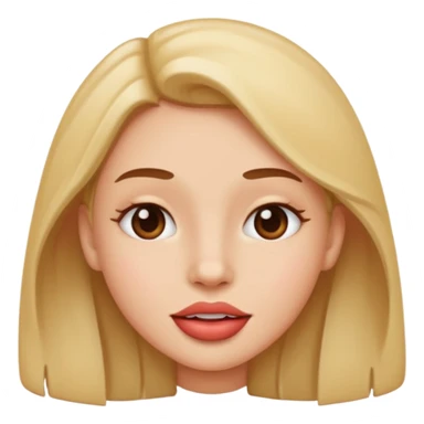 smiley lip bite emoji sticker