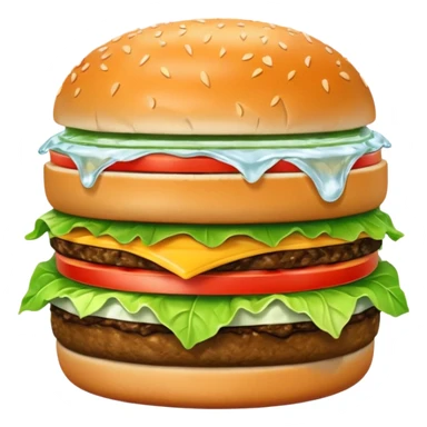 iceberg salad cut for burger sticker