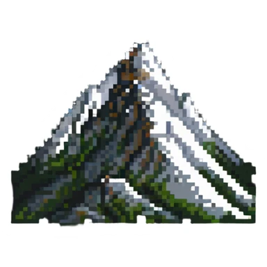 mountain peak achievement sticker