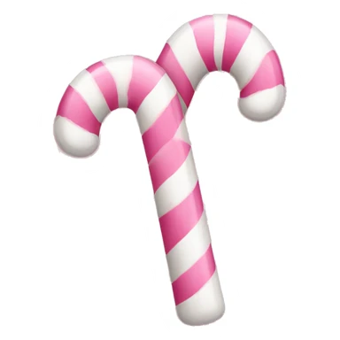 pink and white candycane  sticker