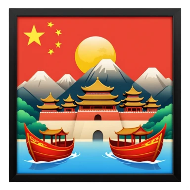 China’s rise as a global superpower sticker