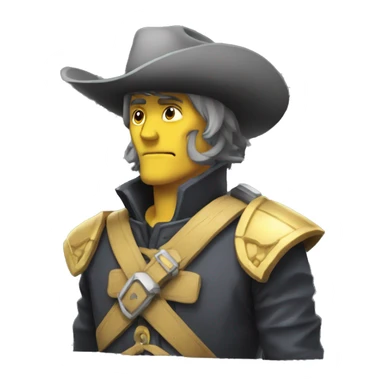 Mortis sur les épaules de colt sticker