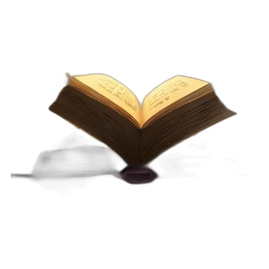 3 AI websites visualized as ancient tomes with cybernetic glyphs and symbols on their pages, arranged in a mystical library, surrounded by ethereal light sticker