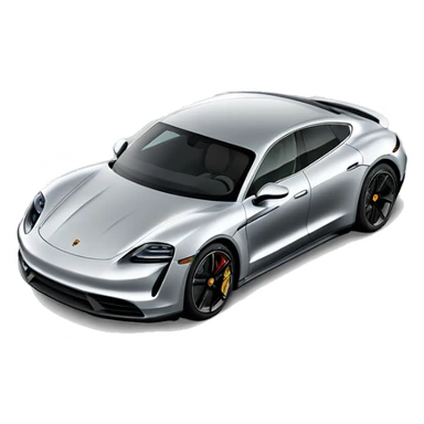 A Porsche taycan full image sticker
