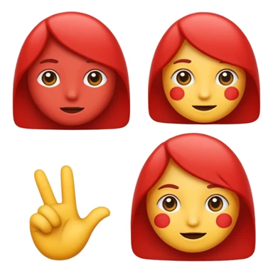 🔰 this emoji convert into left side red colour and right side colour into white sticker
