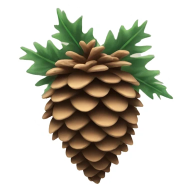aesthetic pine cone sticker