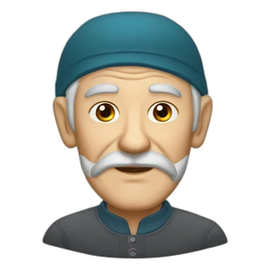 Grandfather of Tatars in a skullcap sticker