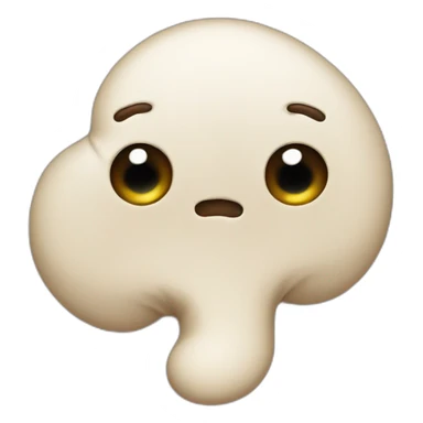 poop emoji with tear sticker