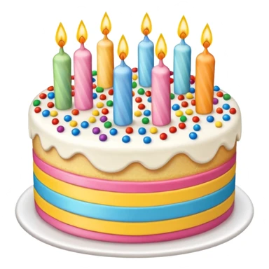 birthday cake bakery sticker