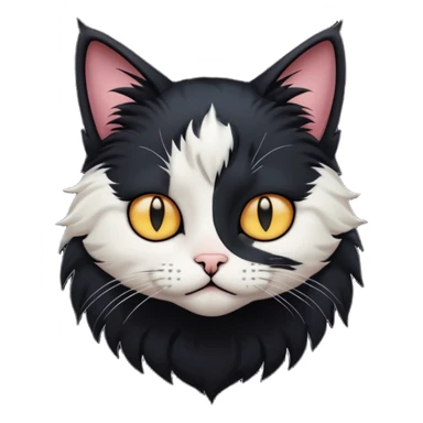an emo cat  sticker