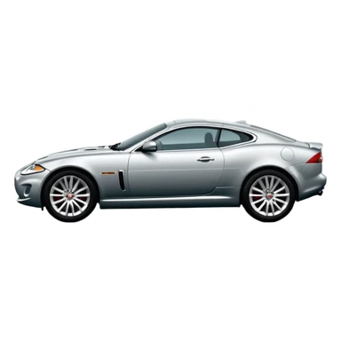 A 2007 jaguar xk from the side sticker