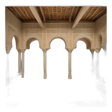 Patio de los leones Alhambra de Granada sticker