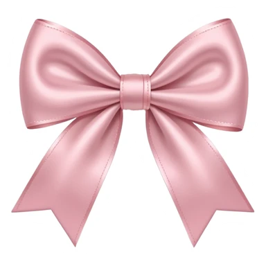 Light pink bows sticker