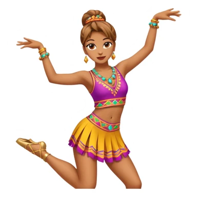 woman festival dancer sticker