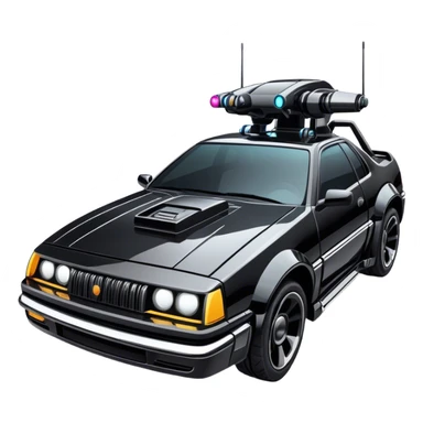 CYBERPUCK CAR BIG  sticker