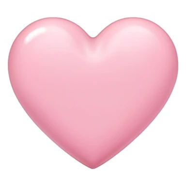 Pastell pink heart sticker