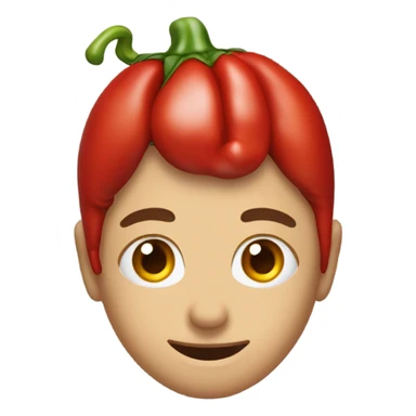 Chili on my forehead  sticker