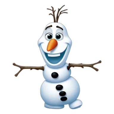 olaf from frozen sticker