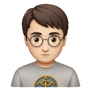 make harry potter wear a tshirt that says “sinclair” sticker